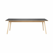 FDB Møbler C35C matbord 95x220 cm Black-oak nature lacquered