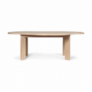 Ferm Living Tarn matbord 118,5x220 cm White Oiled Beech