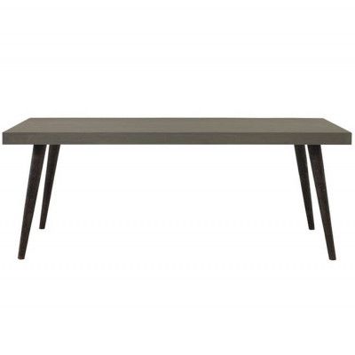 FUHRHOME Boston Matbord, betong, massiva träben