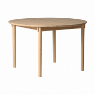 Gärsnäs Tak matbord Ø120 cm Monocoat natural