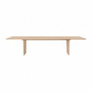 GUBI Private matbord 100x320 cm Ljusbetsad ek