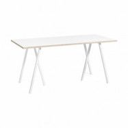 HAY Loop Stand incl. support matbord 87,5x180 cm White-white laminate-plywood