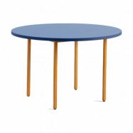 HAY Two-Colour matbord Ø120 cm Ochre-blue