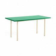 HAY Two-Colour matbord 82x160 cm Ivory-green mint