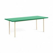 HAY Two-Colour matbord 90x200 cm Ivory-green mint