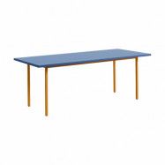 HAY Two-Colour matbord 90x200 cm Ochre-blue