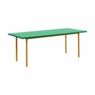 HAY Two-Colour matbord 90x200 cm Ochre-green mint