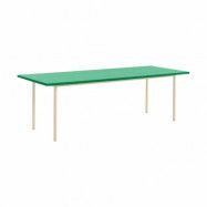 HAY Two-Colour matbord 90x240 cm Ivory-green mint