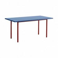 HAY Two-Colour matbord 90x240 cm Maroon red-blue