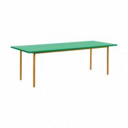 HAY Two-Colour matbord 90x240 cm Ochre-green mint