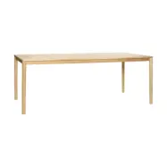 Hübsch Ground matbord 200x100 cm Ek