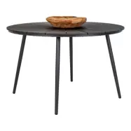 HOUSE NORDIC Atlanta Dining Table - Matbord i nonwood, svart,Ø120 cm