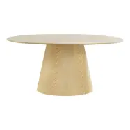 HOUSE NORDIC Bolton matbord, ovalt - naturlig askfaner (160x90)