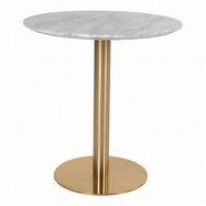 HOUSE NORDIC Runt Bolzano Matbord - Vitt Trä och Stål (Ø 70 cm)