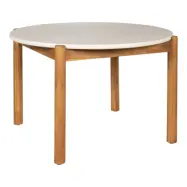 HOUSE NORDIC Terracina matbord - Matbord, akacia/terrazzo, natur,ø120x76 cm