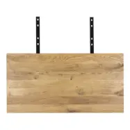 HOUSE NORDIC tilläggsplatta för Toulon och Montpellier matbord - naturlig ek och stål (set med 2)