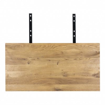 HOUSE NORDIC tilläggsplatta för Toulon och Montpellier matbord - naturlig ek och stål (set med 2)