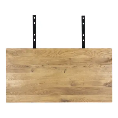 HOUSE NORDIC tilläggsplatta för Toulon och Montpellier matbord - naturlig ek och stål (set med 2)