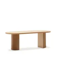 KAVE HOME Nealy matbord, ovalt - naturlig ekfaner (200x100)