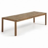 KAVE HOME Briva matbord, med fjärilsbordsskiva - naturlig ekfaner (200(280)x100)