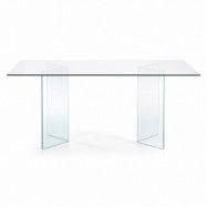 KAVE HOME Burano Matbord - Klarglas (180 x 90 cm)