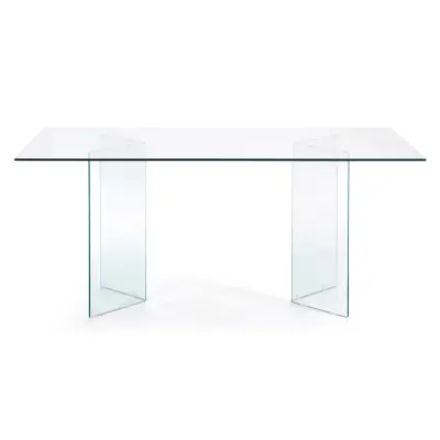 KAVE HOME Burano Matbord - Klarglas (180 x 90 cm)