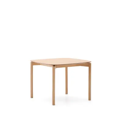 KAVE HOME Indara matbord, rektangulärt - naturlig askfaner (100x100)