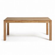 KAVE HOME Indra Matbord, med Utdragsfunktion - Naturlig Ek (120 (200 cm) x 75 cm)