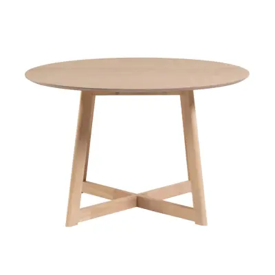 KAVE HOME Maryse Matbord, med Utdragsfunktion - Ekfanér (70 / 120 x 120 cm)