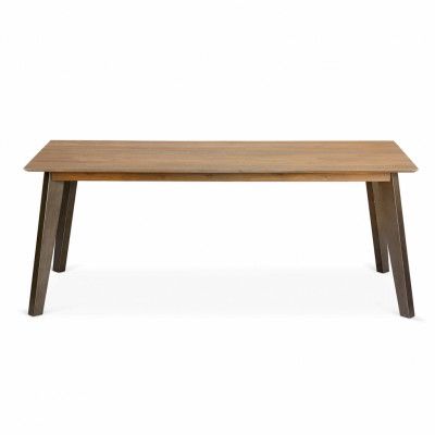 Malaga Matbord - Brun / Grått Akaciaträ, med Utdragsfunktion