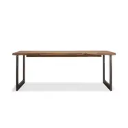 Mallorca Matbord, Rektangul&auml;rt - Brunt Akaciatr&auml;