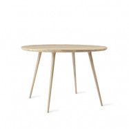 Mater Accent matbord runt ek vitpigmenterad mattlack, ø110 cm