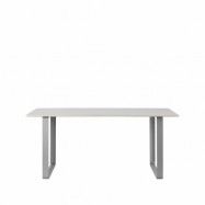 Muuto 70/70 matbord 170x85 cm Grey linoleum-Plywood-Grey