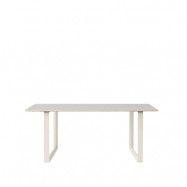 Muuto 70/70 matbord 170x85 cm Grey linoleum-Plywood-Sand