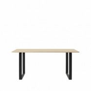 Muuto 70/70 matbord 170x85 cm Oak veener-Plywood-Black