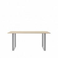 Muuto 70/70 matbord 170x85 cm Oak veneer-Plywood-Grey