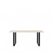 Muuto 70/70 matbord 170x85 cm Sand laminate-Plywood-Black