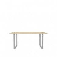 Muuto 70/70 matbord 170x85 cm Solid oak-Grey