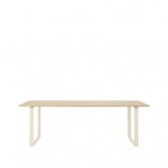 Muuto 70/70 matbord 225x90 cm Solid oak-Sand