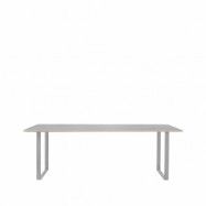 Muuto 70/70 matbord 255x108 cm Grey linoleum-Plywood-Grey
