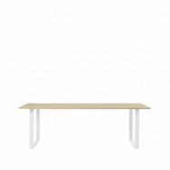 Muuto 70/70 matbord 255x108 cm Oak veener-Plywood-White