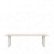 Muuto 70/70 matbord 255x108 cm Sand laminate-Plywood-Grey
