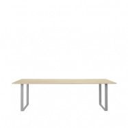 Muuto 70/70 matbord 255x108 cm Solid oak-Grey