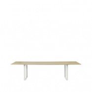 Muuto 70/70 matbord 295x108 cm Oak veneer-Plywood-White