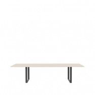 Muuto 70/70 matbord 295x108 cm Sand laminate-Plywood-Black