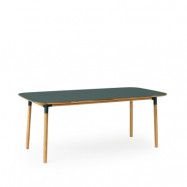 Normann Copenhagen Form matbord 95x200 cm Grön-ekben