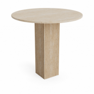 NORR11 Soho matbord Ø80 cm Beige