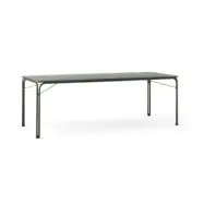 &Tradition Thorvald Outdoor SC99 matbord 220 cm Bronze green