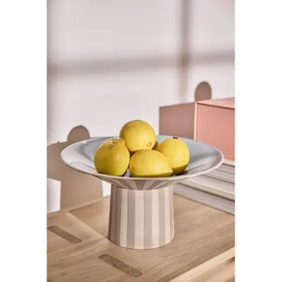 OYOY Living Design - Toppu Centerpiece, hög, lera/isblå