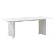 Palma matbord, rektangulärt - greige MDF (90x200)